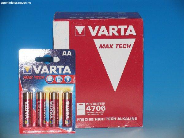 Varta Longlife Max Power AA 4706 LR6 MN1500 BL4 (1db ceruza elem)