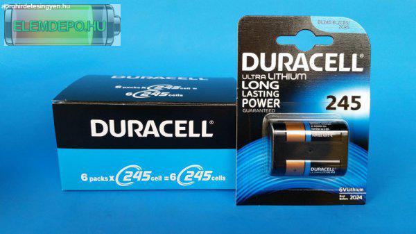 Duracell 2CR5 DL245 6V BL1 Lithium Ultra 