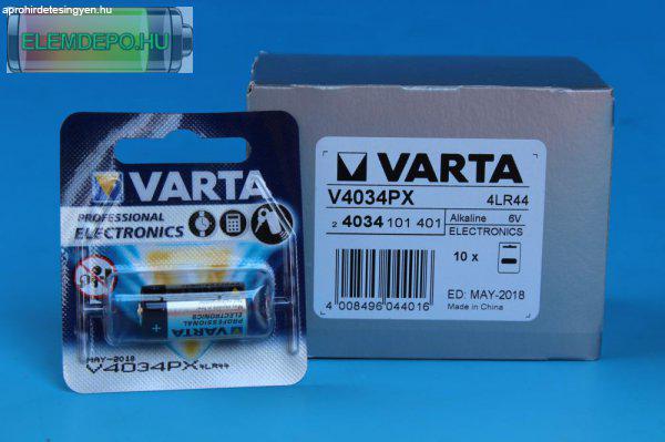 Varta V4034PX 4LR44 6V New