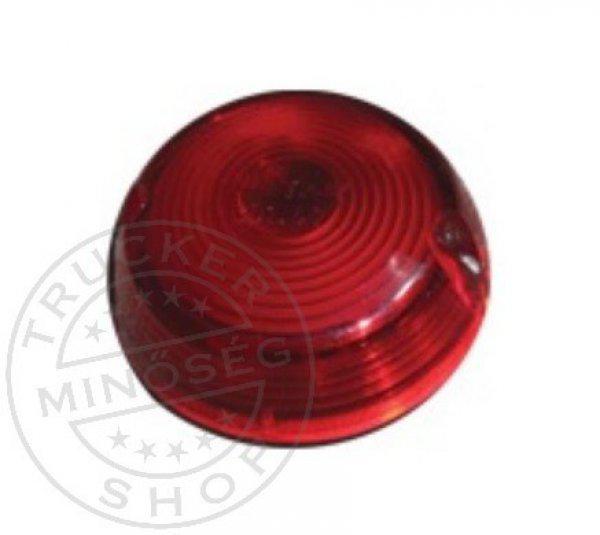 Helyzetjelző lámpa izzós kerek piros 69mm