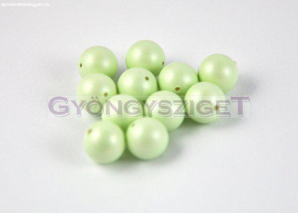 Swarovski igazgyöngy utánzat - pastel green -6mm