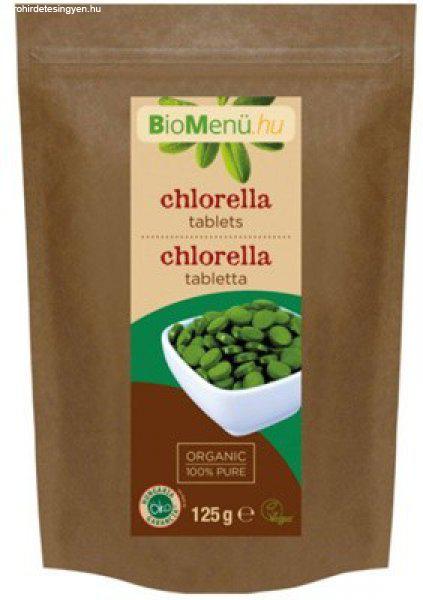 BIO BIOMENÜ CHLORELLA TABLETTA 125G