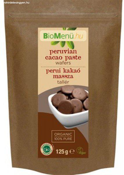 BIO BIOMENÜ KAKAÓMASSZA TALLÉR PERUI 125G