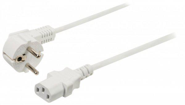 Schuko Tápkábel Schuko Dugasz - IEC-320-C13 2.00 m Fehér