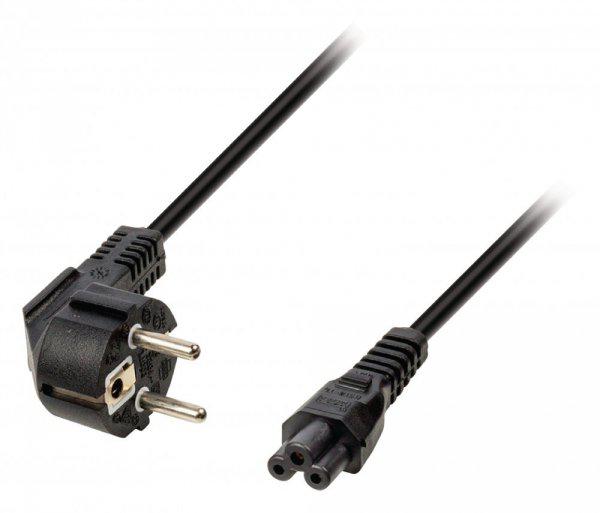 Schuko Tápkábel Schuko Dugasz - IEC-320-C5 2.00 m Fekete