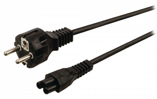 Schuko Tápkábel Schuko Dugasz - IEC-320-C5 2.00 m Fekete