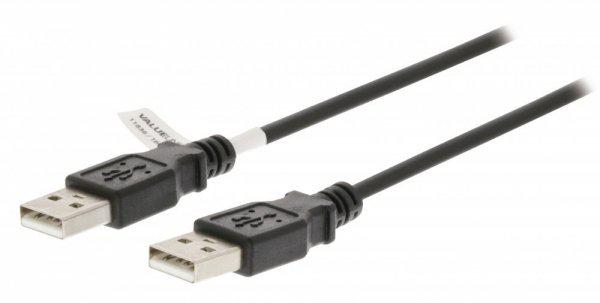 USB 2.0 Kábel A Dugasz - A Dugasz 1.00 m Fekete