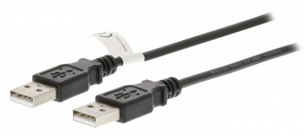 USB 2.0 Kábel A Dugasz - A Dugasz 2.00 m Fekete