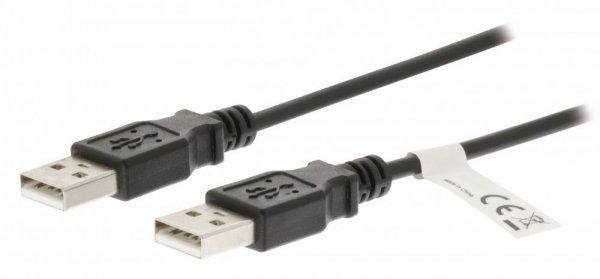 USB 2.0 Kábel A Dugasz - A Dugasz 3.00 m Fekete