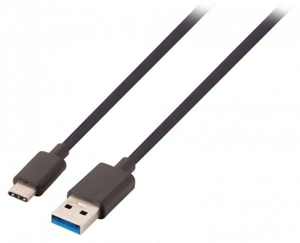 USB 3.0 Kábel USB-C Dugó - A Dugasz 1.00 m Fekete