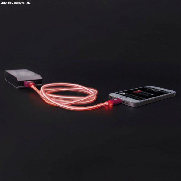 iPhone 5, 5S, 5C, 6, 6plus / iPod / iPad USB világító adat- 