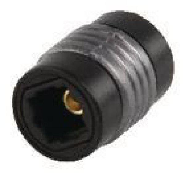 Digitális Audio Adapter TosLink Alj - TosLink Alj Fekete