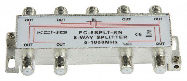 CATV Elosztó 11 dB / 5-1000 MHz - 8 Kimenet