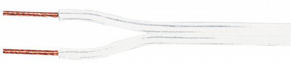 Hangszóró Kábel Tekercsben 2x 0.35 mm˛ 100 m Fehér
