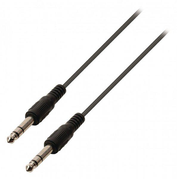 Sztereó Audio Kábel 6.35 mm-es Dugó - 6.35 mm-es Dugó 5.00 m