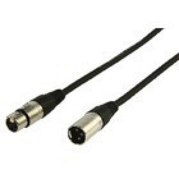 XLR Mono Kábel XLR 3-Pólusú Dugó - XLR 3-Pólusú Aljzat 4.00 