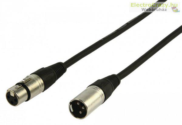 XLR Mono Kábel XLR 3-Pólusú Dugó - XLR 3-Pólusú Aljzat 6.00 