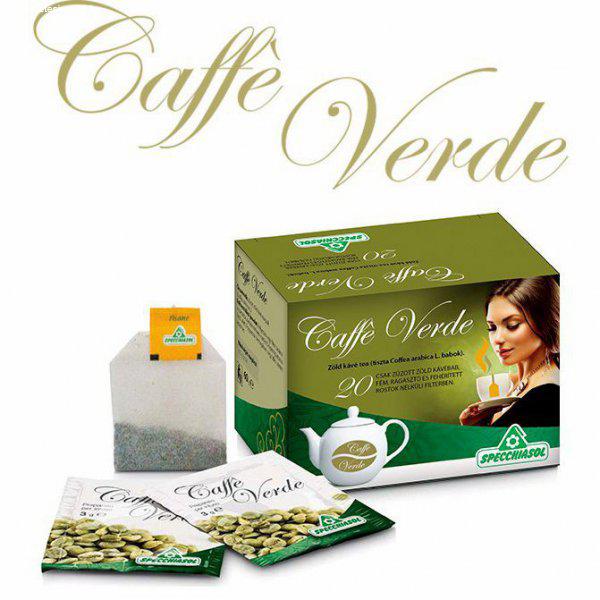 CAFFÉ VERDE - 100% tiszta, fogyasztó zöldkávé tea