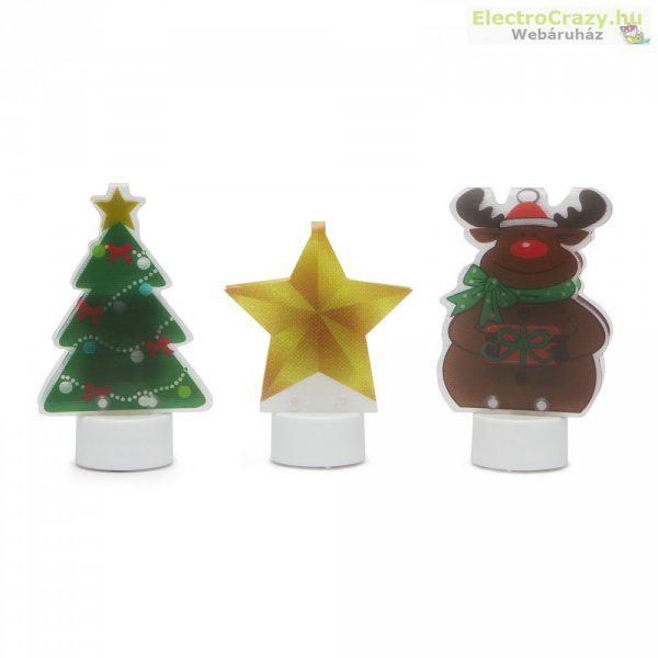 Színváltó LED-es karácsonyi figurák