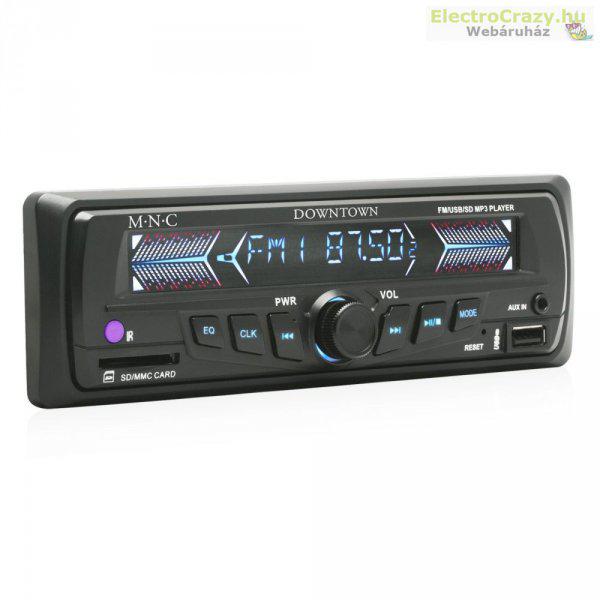 M.N.C MP3-as autórádió USB/SD/MMC/AUX bemenettel