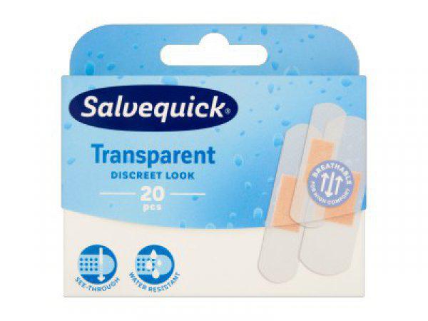 Salvequick Átlátszó sebtapasz (20 db)