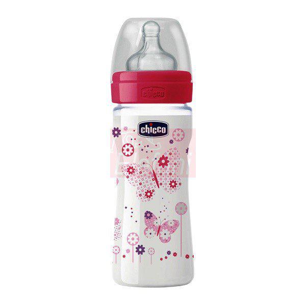 Chicco Well-Being cumisüveg 250 ml #Lány