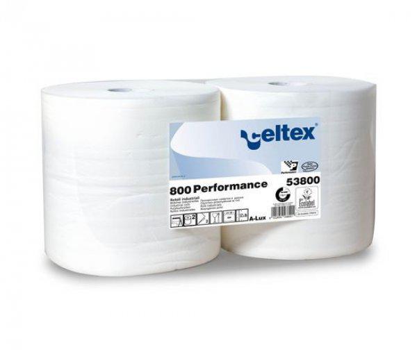 Celtex 53.800 Ipari törlőpapír, 100% cell, 2 rtg, 800 lap, fehér, lapméret
26,5×30 cm, d=30 cm