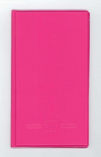 Biurfol LUX New Colours névjegytartó 60 névjegyhez pink rózsaszín