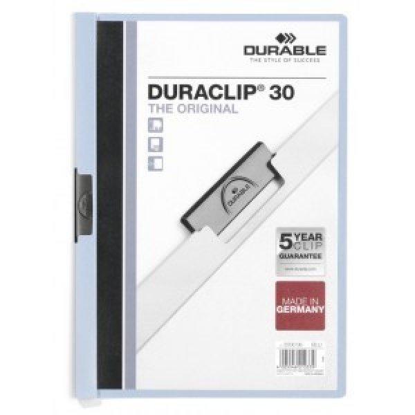 Clip-mappa Durable Duraclip 30 lapig kék