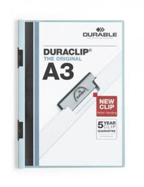 Clip-mappa Durable Duraclip 60 lapig A/3 kék