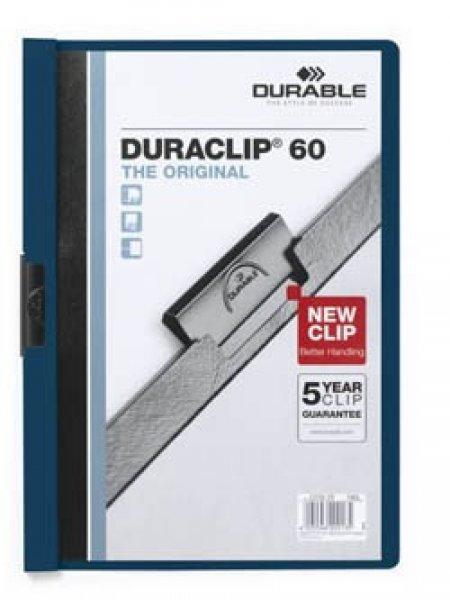 Clip-mappa Durable Duraclip 60 lapig sötétkék